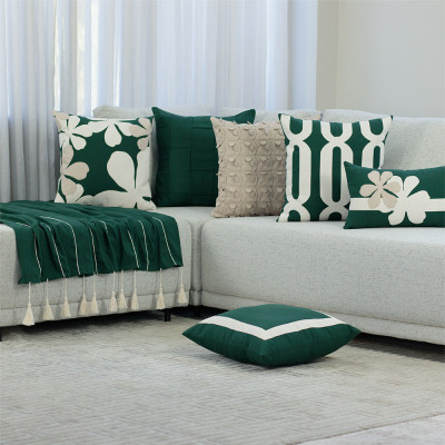 21819 - 2336 - Trio Promocional Flora - Bandeira | Marfim - 50x50 cm